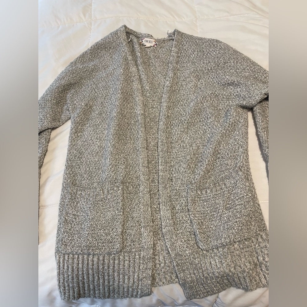 Grey cardigan